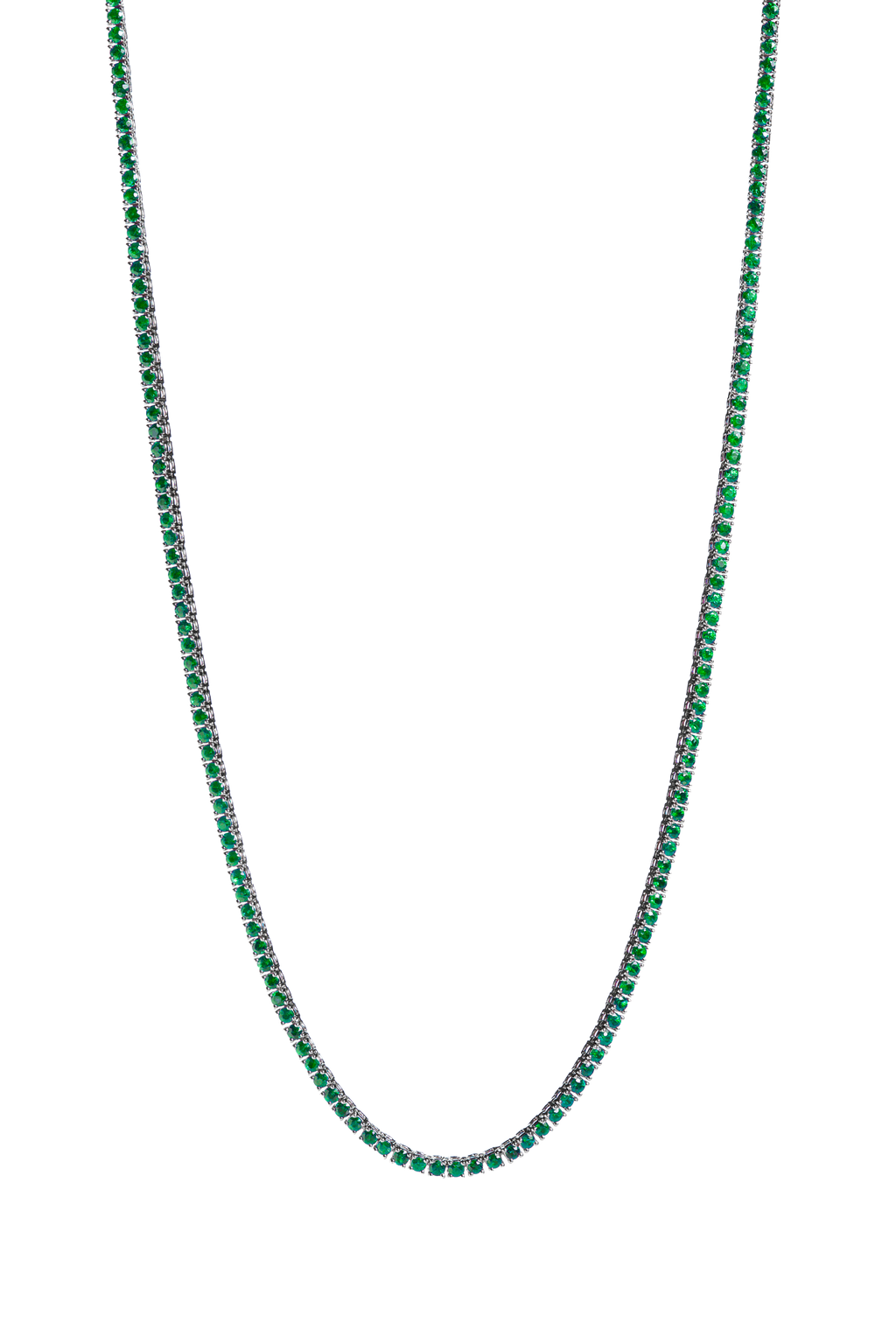 Smaragd Tennis Kette