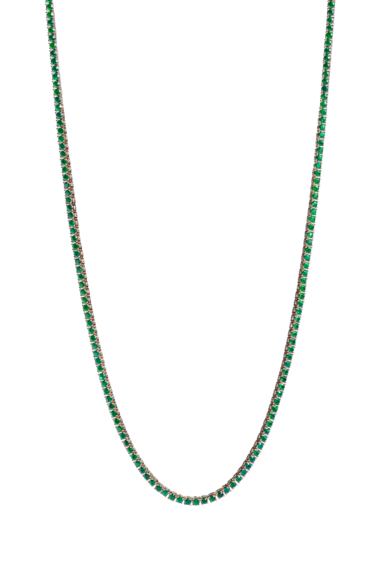 Smaragd Tennis Kette