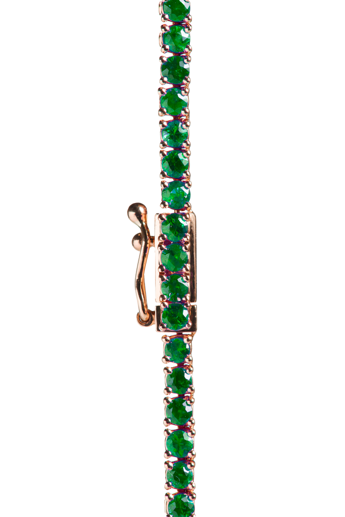 Smaragd Tennis Kette