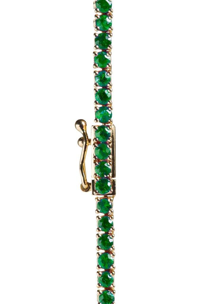 Smaragd Tennis Kette