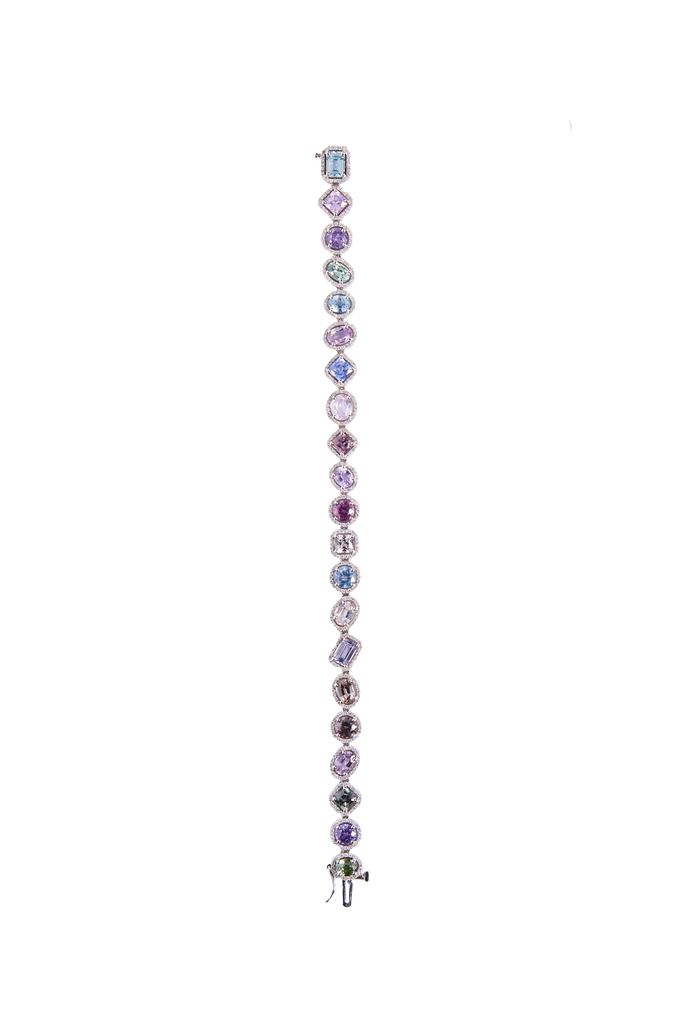 Rainbow Saphir Armband