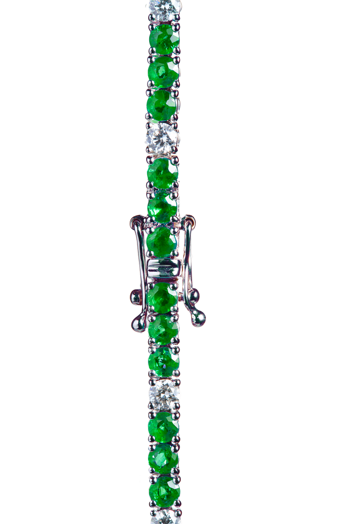 Smaragd Tennis Armband
