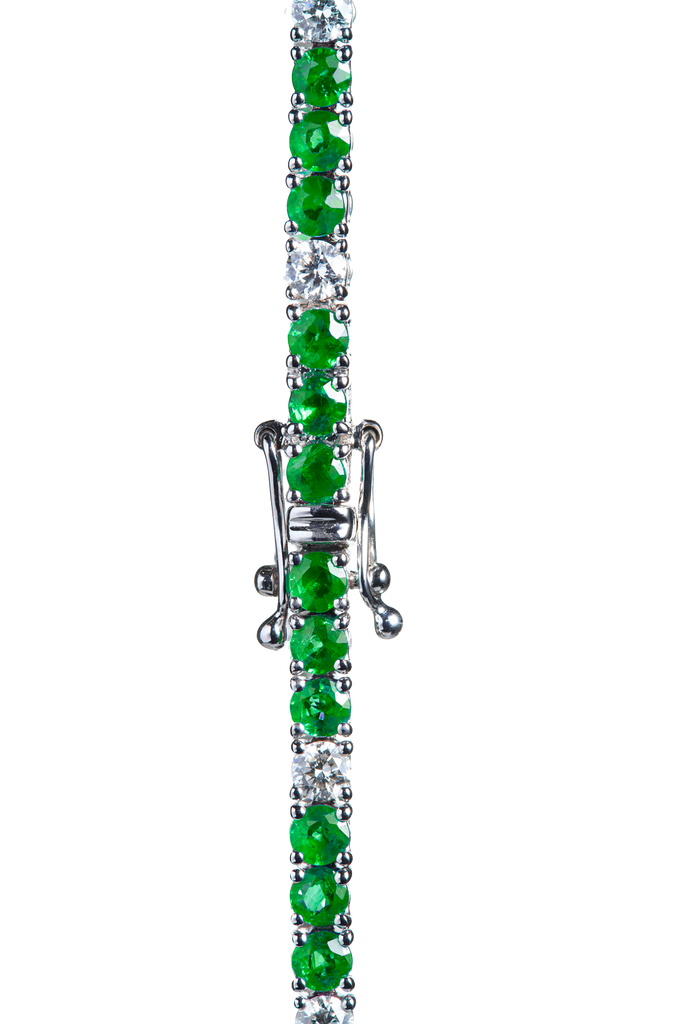 Smaragd Tennis Armband