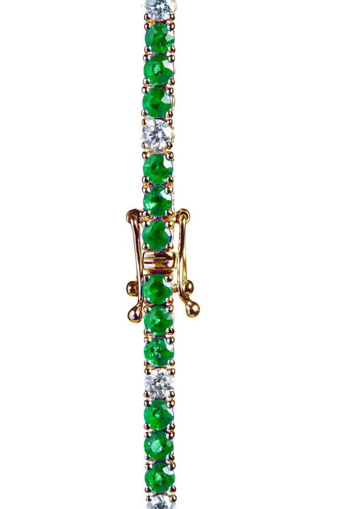 Smaragd Tennis Armband