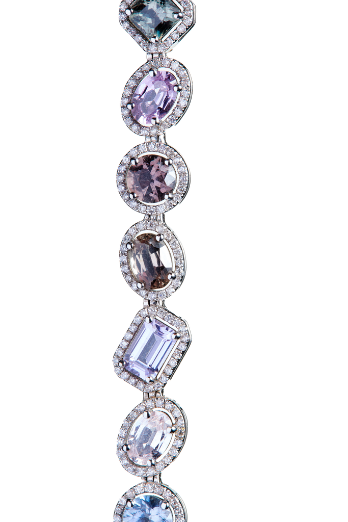 Rainbow Saphir Armband