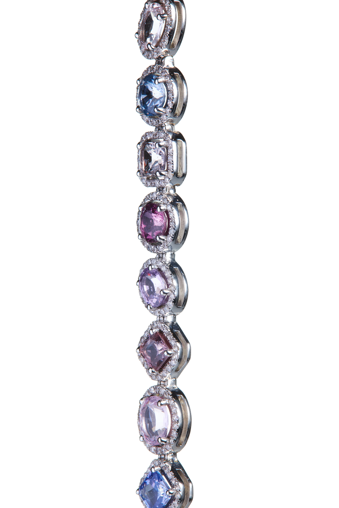Rainbow Saphir Armband